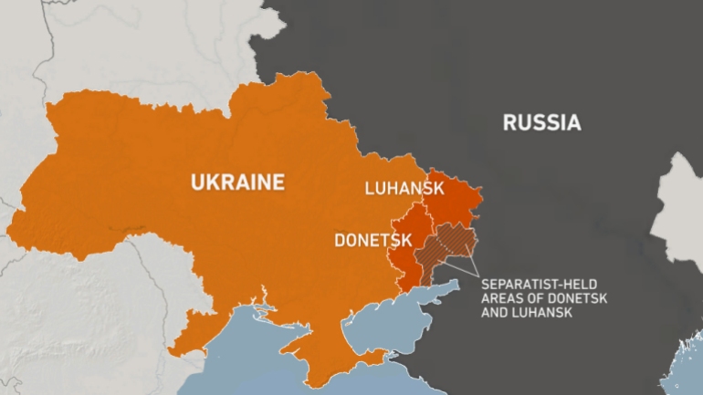 As tensions between Russia and Ukraine rise, cryptocurrency and stock prices decrease substantially.
